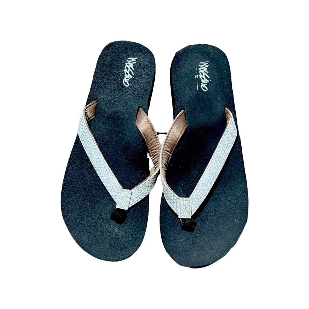 Mossimo White Sparkle Sandal Size 7